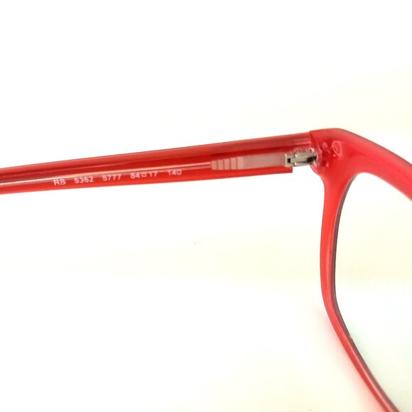 Ray Ban 5362  Red Frames Eyeglasses Frames Size 54/17/140 - Picture 4 of 8